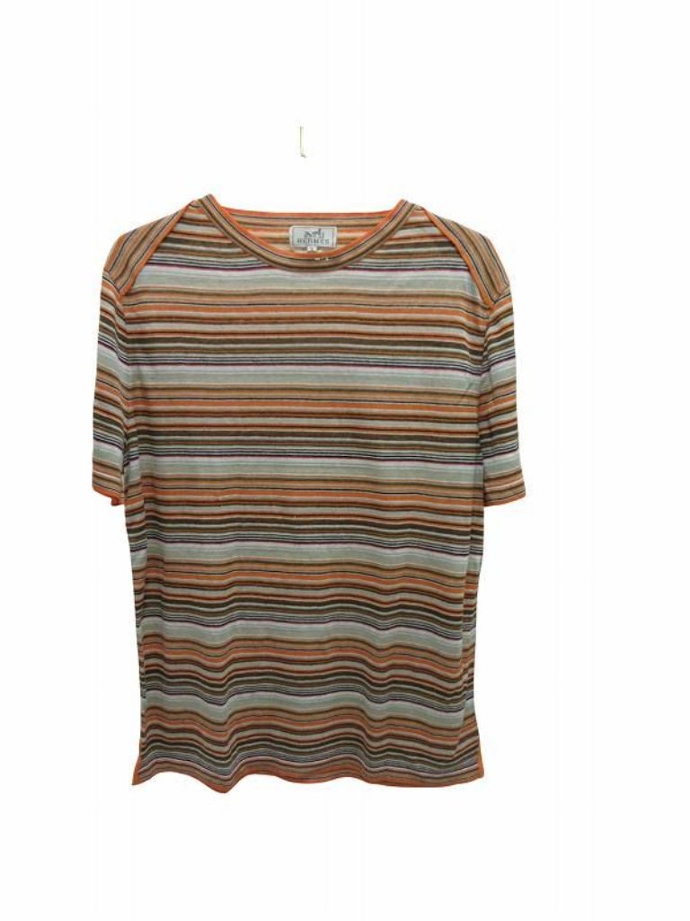 Hermes T-Shirt Short Sleeve Border
